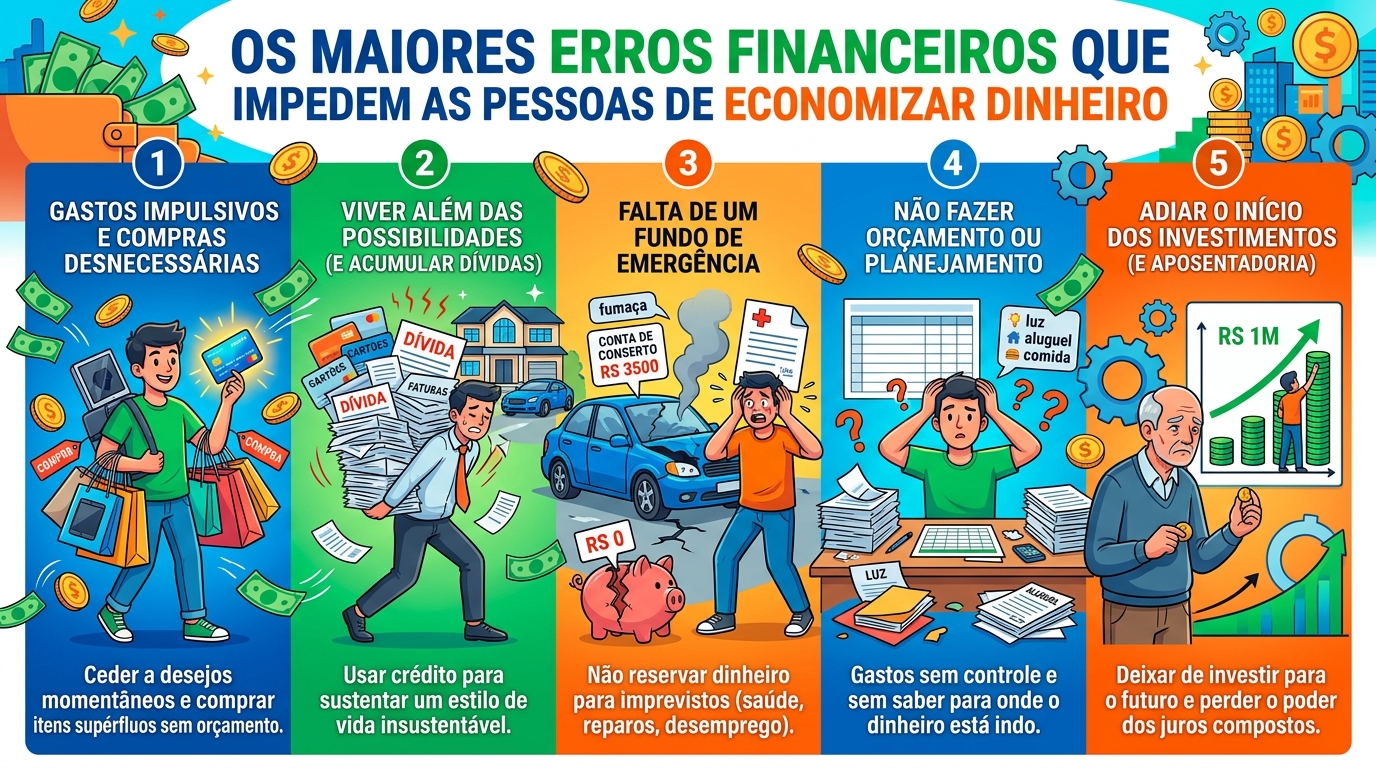 The Biggest Financial Mistakes That Keep People From Saving Money