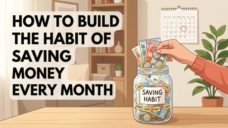 How to Build the Habit of Saving Money Every Month